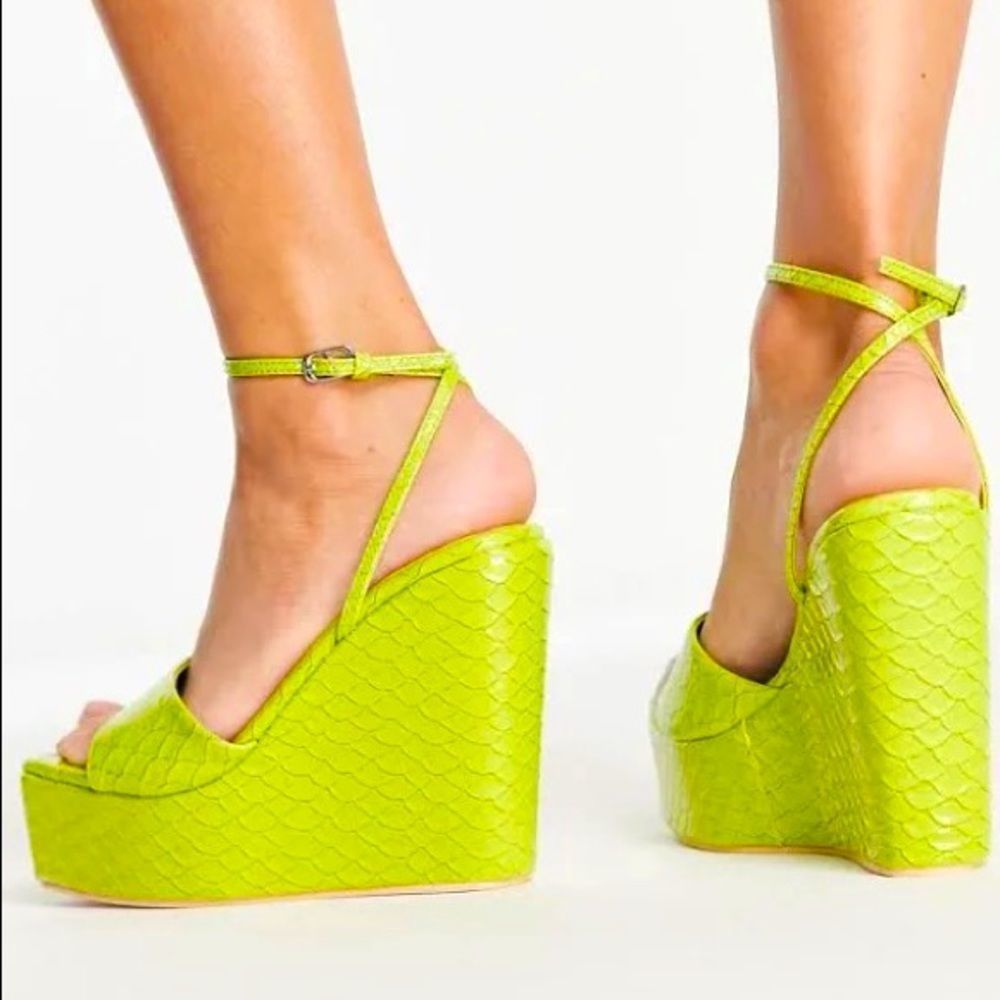 🌺 Public Desire Wedges New Size 9 - Picture 2 of 5